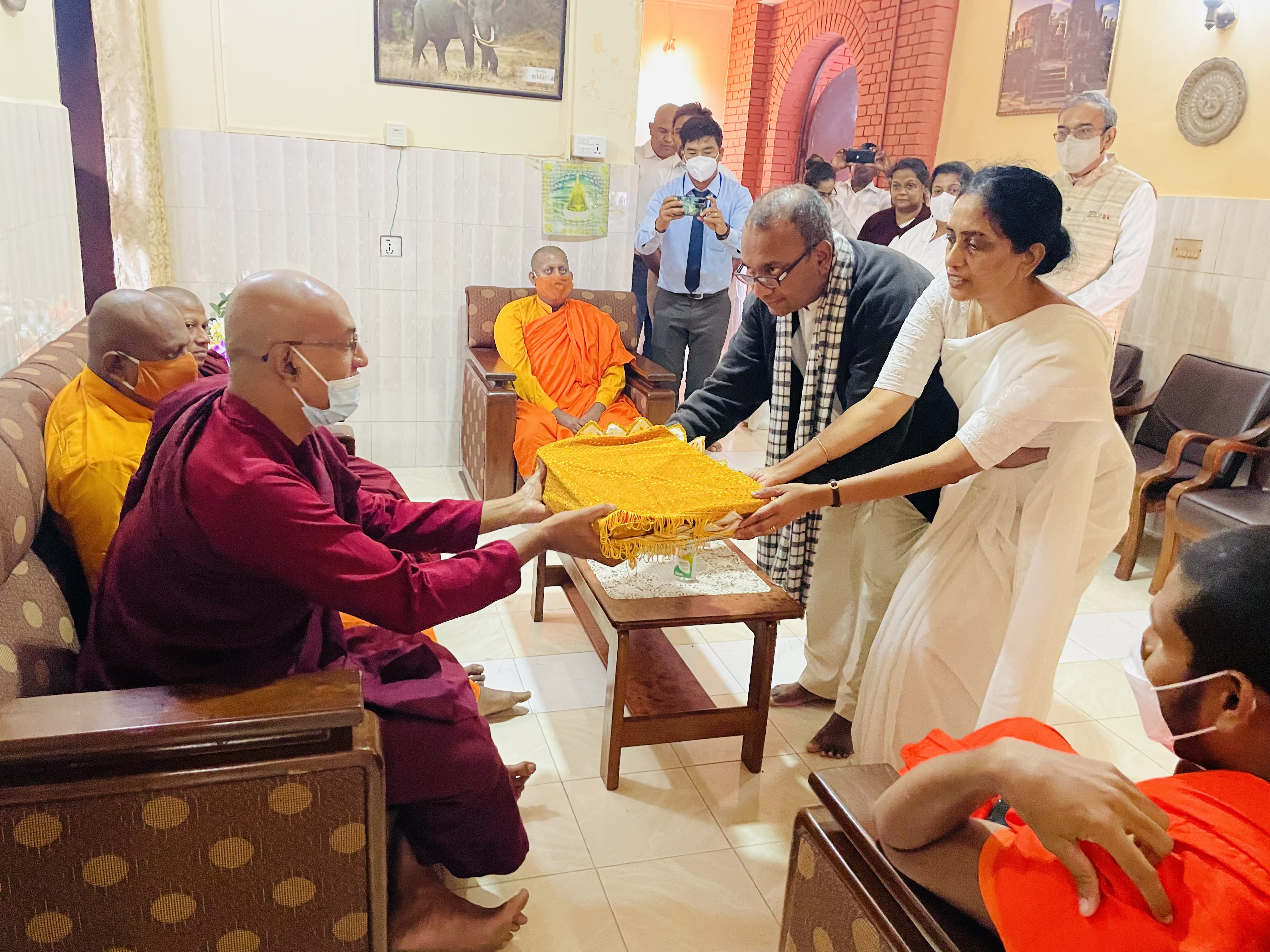 Katina pooja concludes at Sri Lanka Maha Viharaya in Lumbini